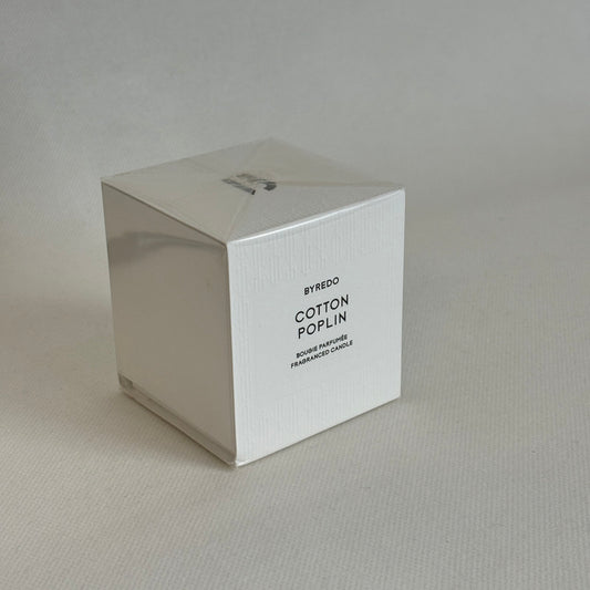 byredo cotton poplin fragranced candle