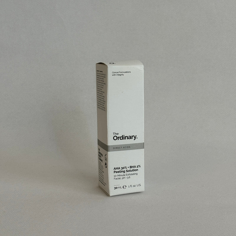 the ordinary aha 30% + bhs 2% peeling solution