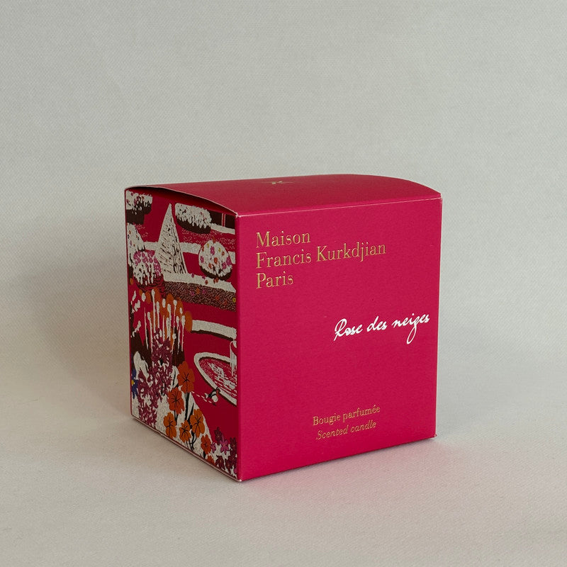 maison francis kurkdjian paris rose des neiges scented candle