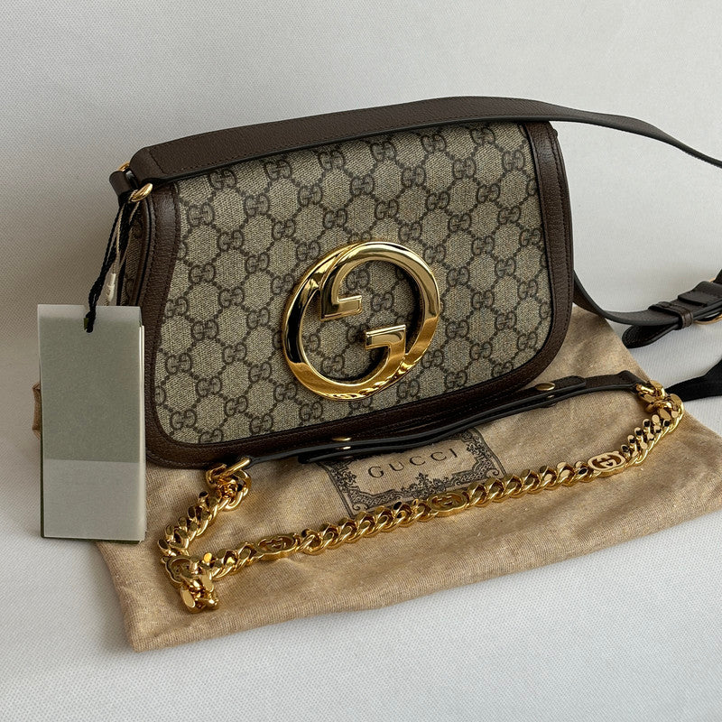 gucci monogram crossboday bag with extra chain