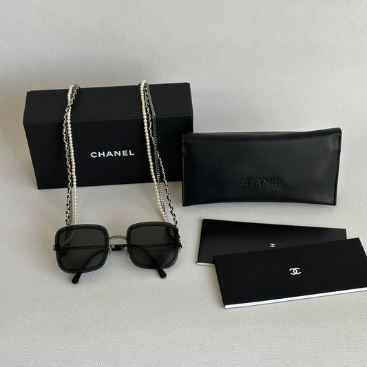 chanel sunglasses with removable chains