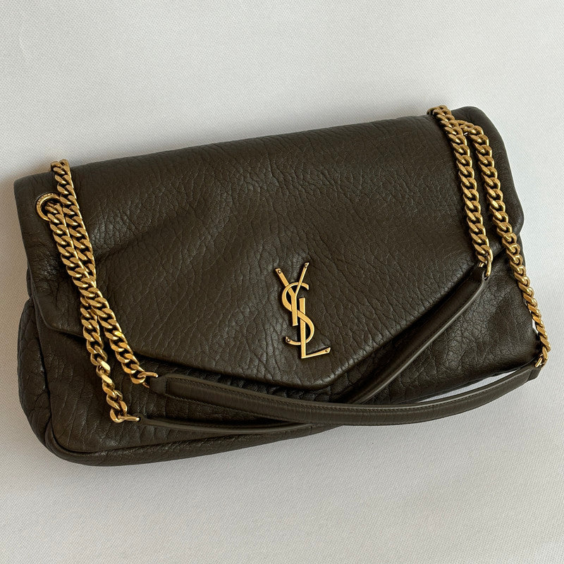 yves saint laurent CALYPSO LARGE IN GRAINED LAMBSKIN