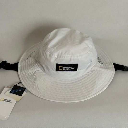 national geographic white breathable hat