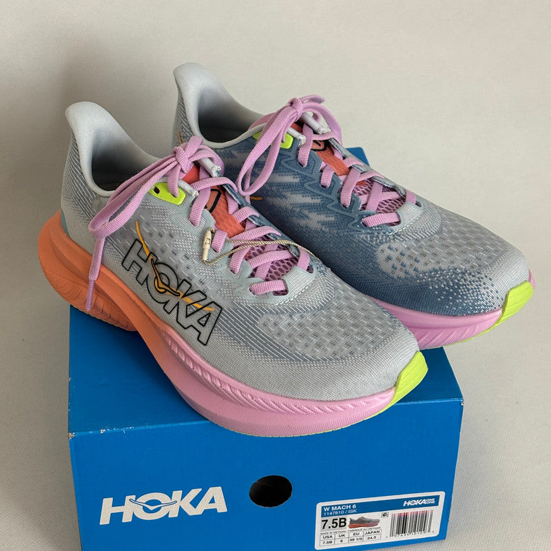 hoka blue sneakers