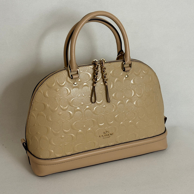 coach beige monotone bag