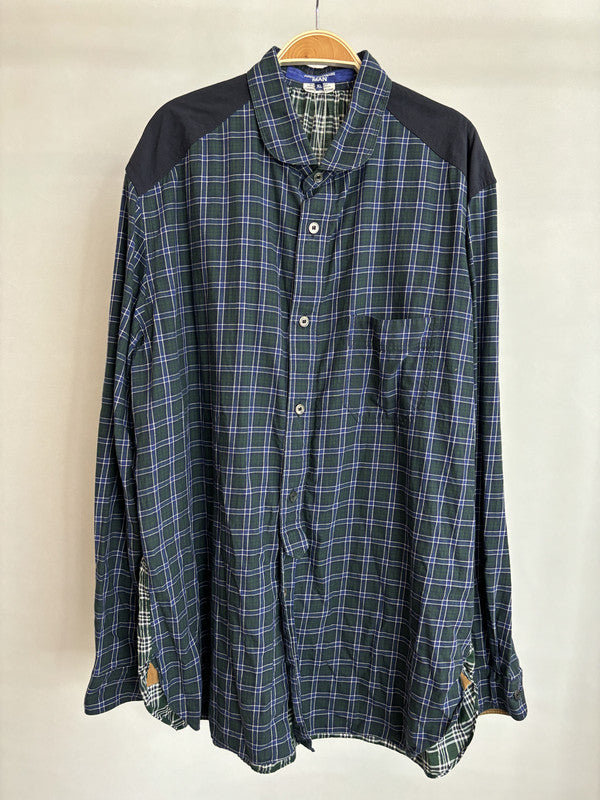 junya watanabe green checked shirt