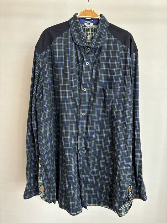 junya watanabe green checked shirt