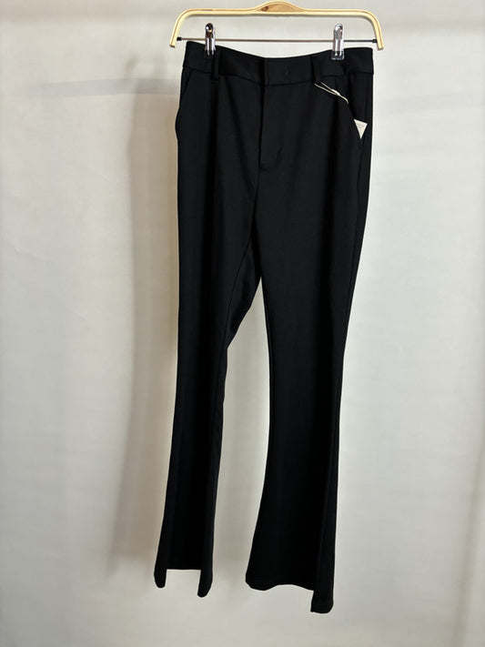 initial black pants