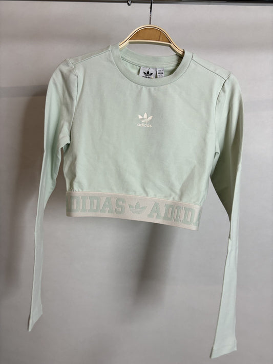 adidas mint crop top