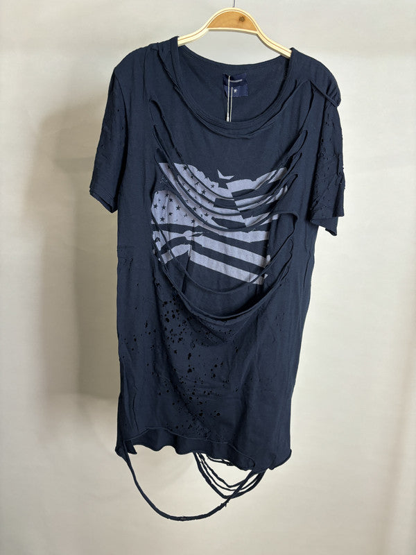 maison mihara yasuhiro navy top