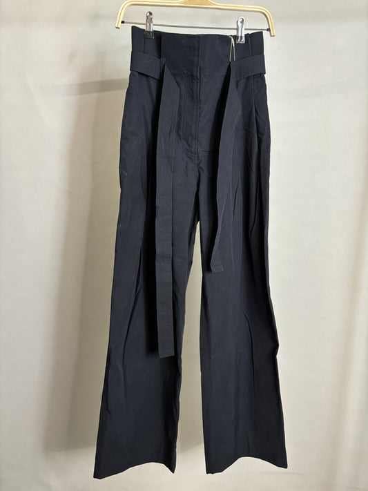 cos navy wide pants