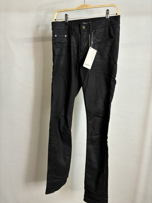 yves saint laurent black denim pants