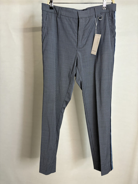 valentino blue checked pants