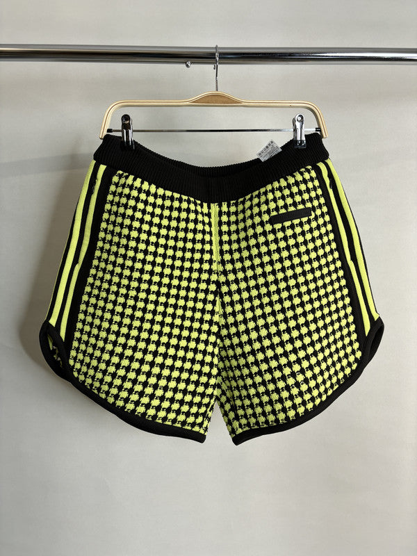 adidas wales bonner neon knit shorts