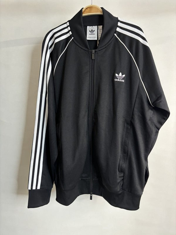 adidas black track jacket