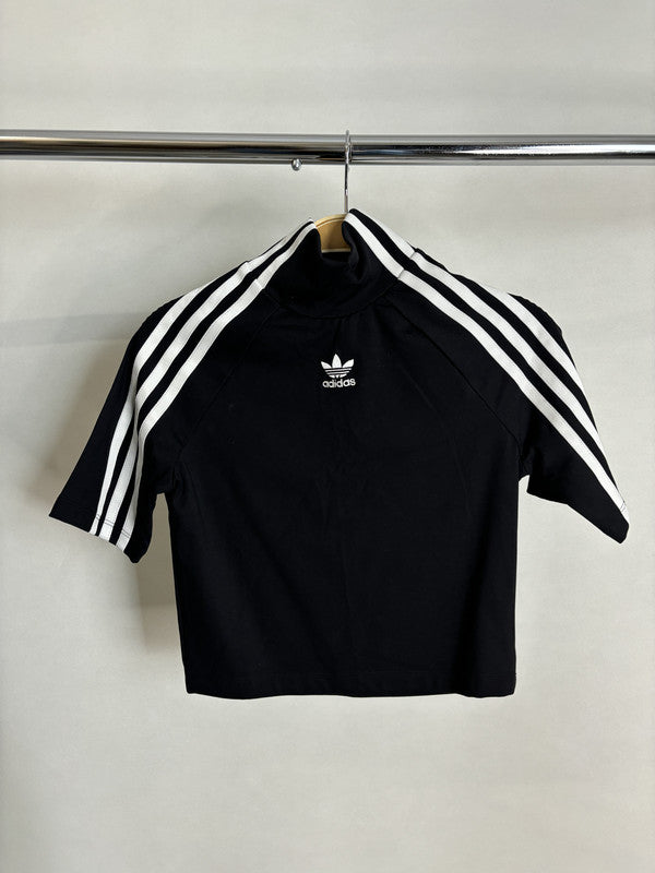 adidas high neck crop top