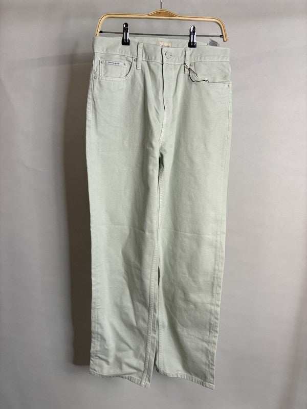 calvin klein mint denim pants