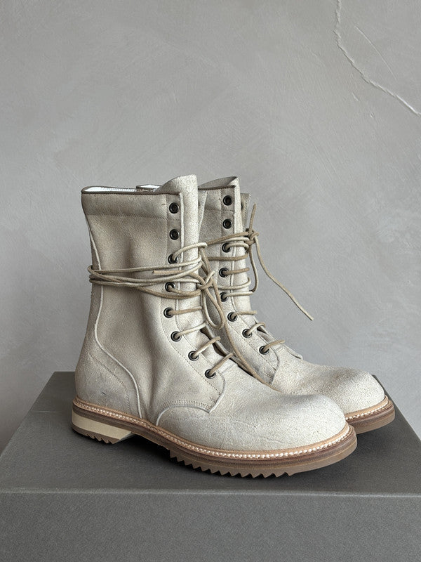 RICK OWENS Lace Up Boots