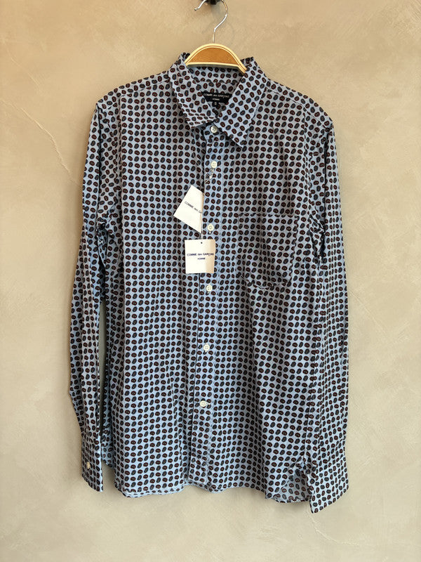 comme des garcon homme pattern shirt