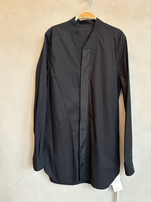 RICK OWENS SS15 black v neck shirt