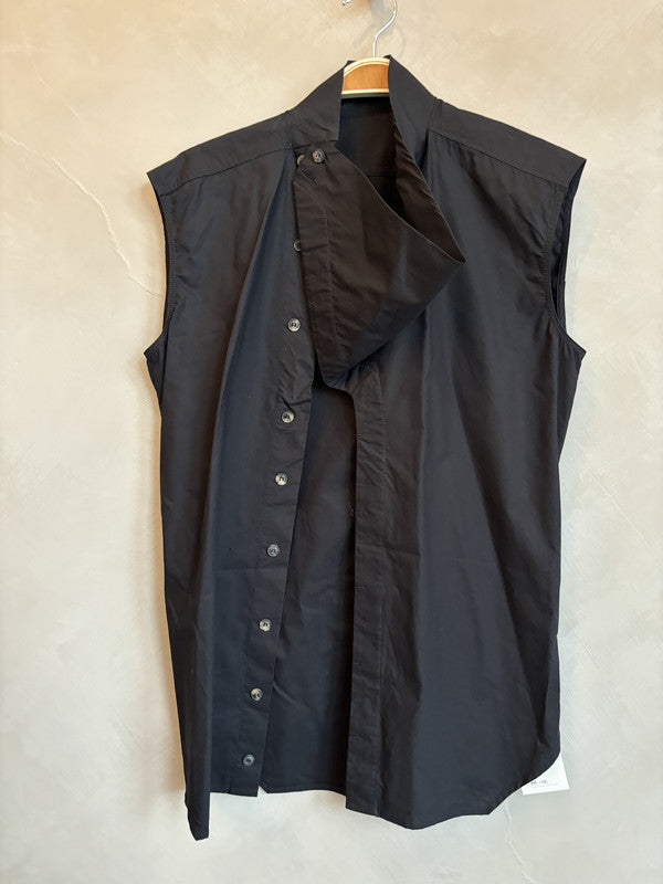 RICK OWENS SS14 black shirt vest