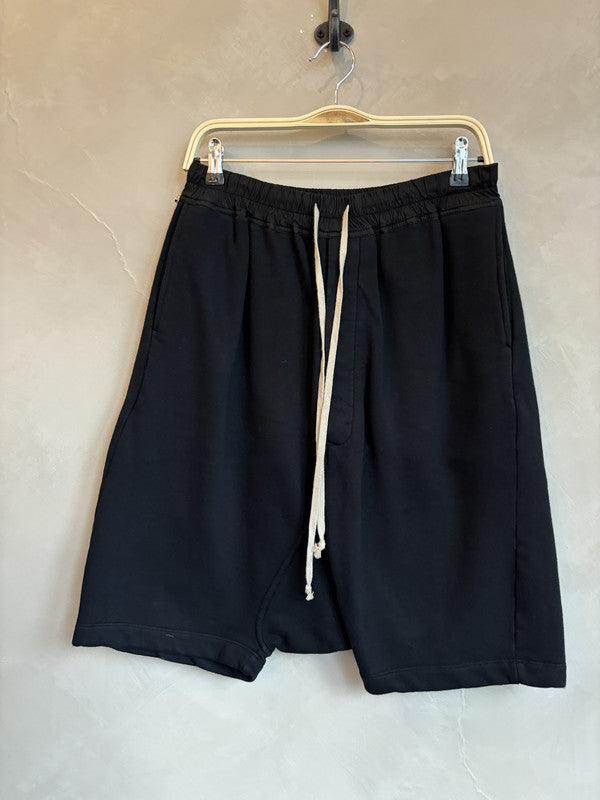 DRKSHDW black sweat shorts