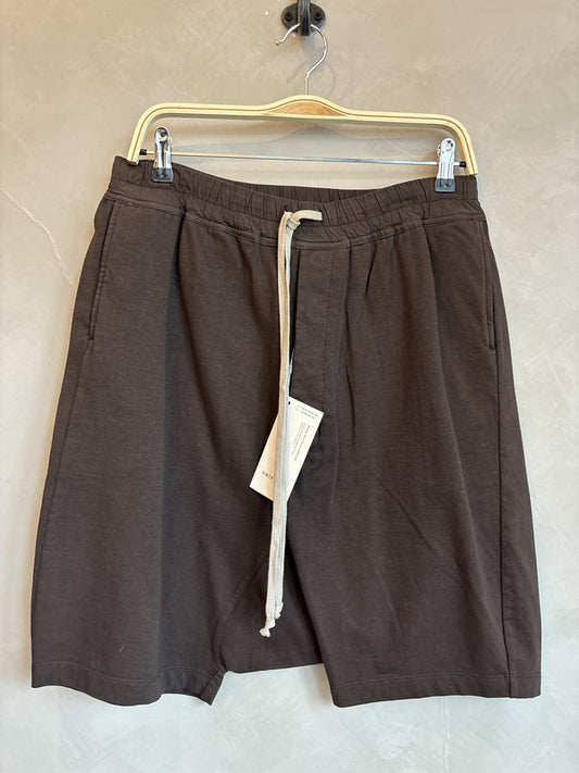 DRKSHDW Brown sweat shorts