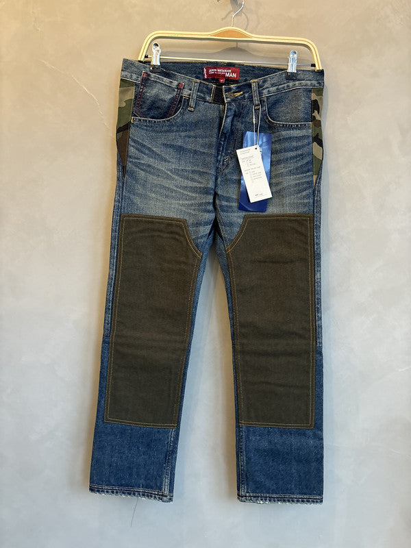 junya watanabe x LEVIS wool patch denim pants