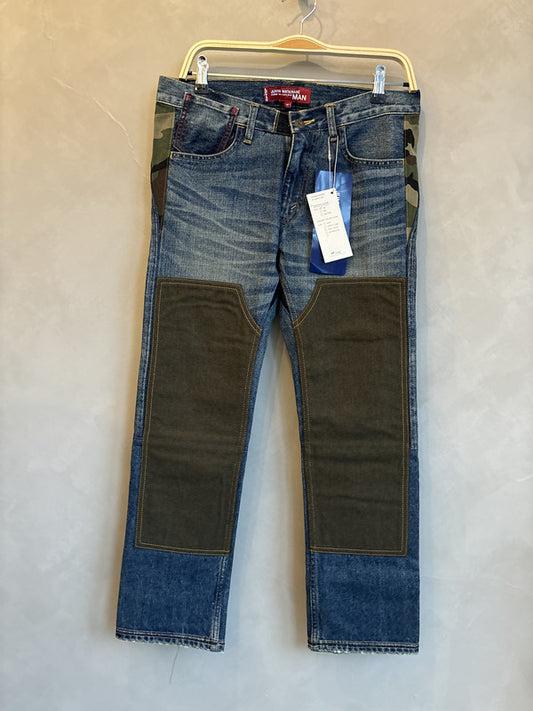 junya watanabe x LEVIS wool patch denim pants