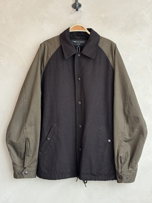 comme des garcon homme brown jacket