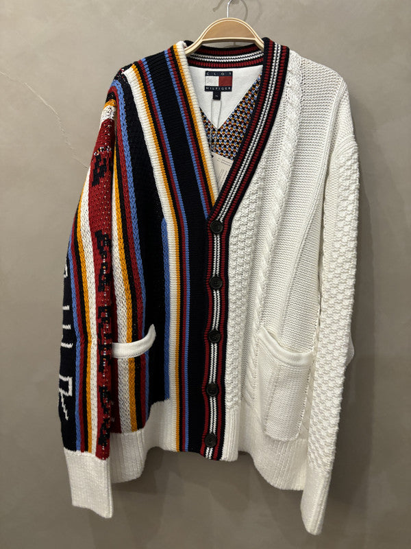 TOMMY HILFIGER x CLOT cableknit cardigan