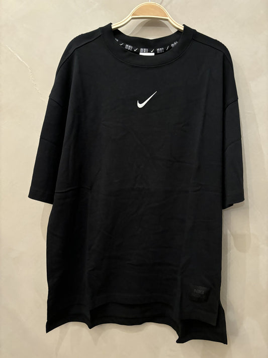 nike black logo tee