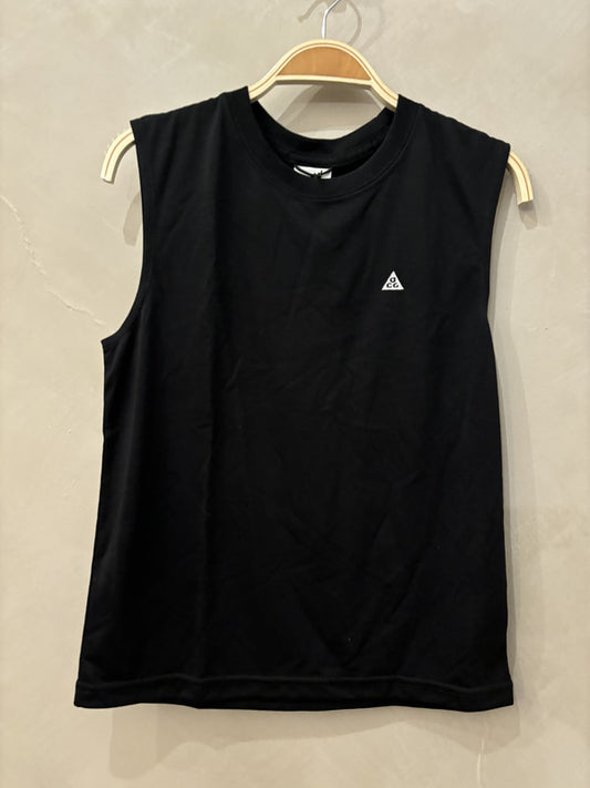 nike ACG black logo embroidery tank top