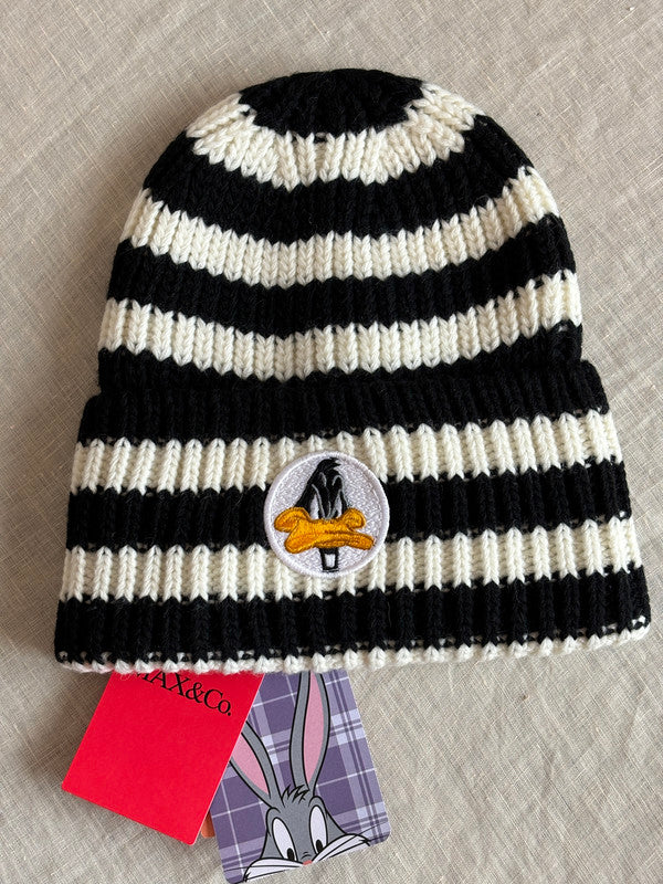 max&co x LOONEY TUNES stripe beanie