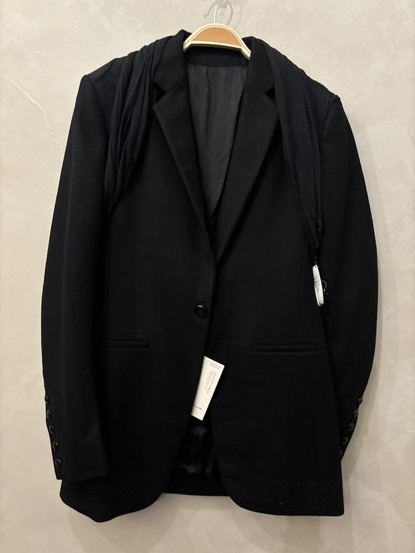 RICK OWENS FW13/14 black wool coat