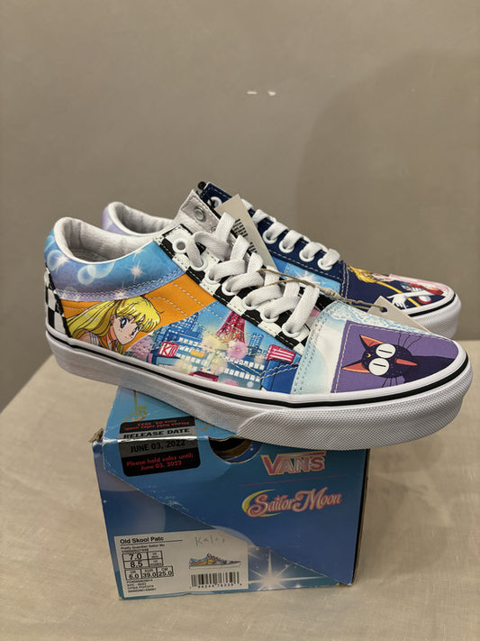 vans x sailor moon lace up shoes