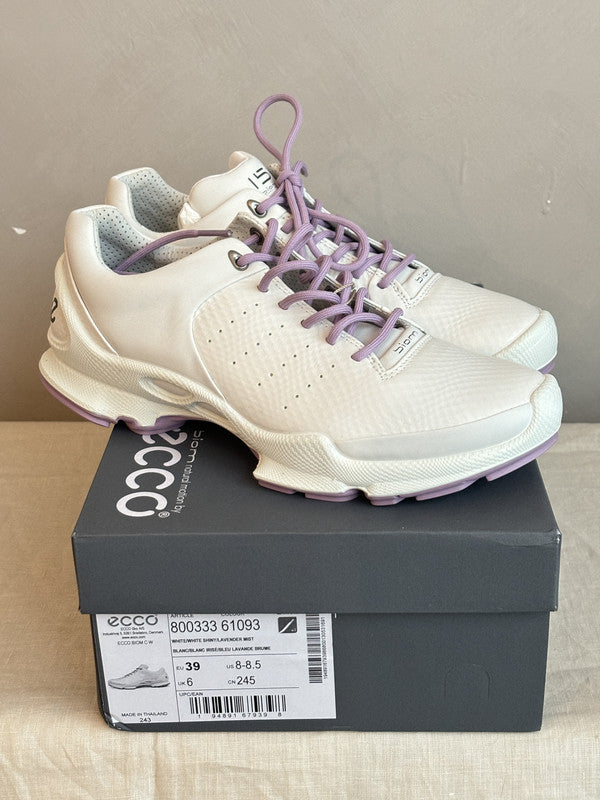 ECCO White x Lavender Sneakers