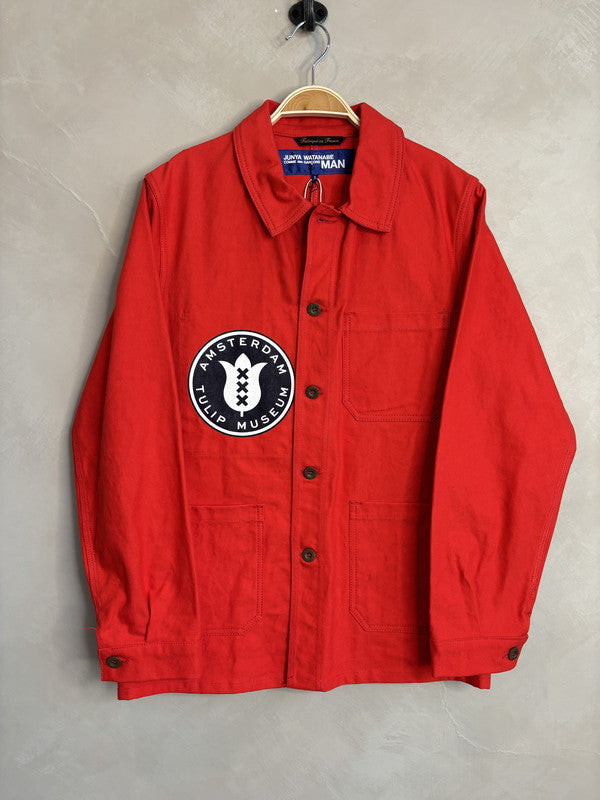 EYE JUNYA WATANABE MAN red turlip work jakcet