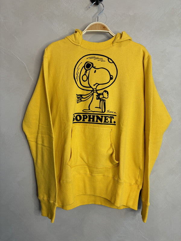 sophnet x Snoopy mustard hoodie