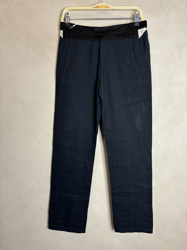 Ann Demeulemeester Navy adjustable pants