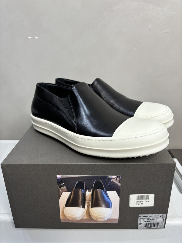 RICK OWENS leather slip on