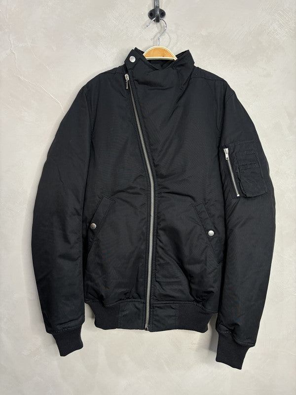 RICK OWENS Black Bomber Jacket