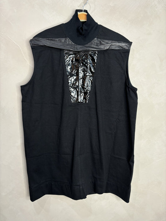 RICK OWENS Black sleeveless top