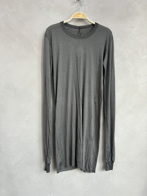 RICK OWENS dark grey long sleeve long top