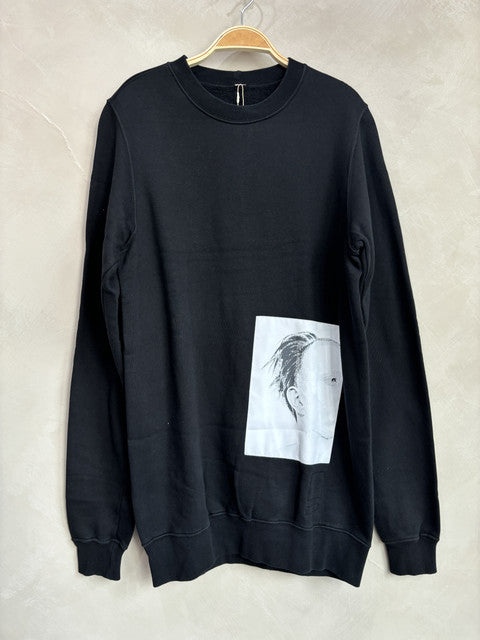 DRKSHDW black graphic patch sweatshirt