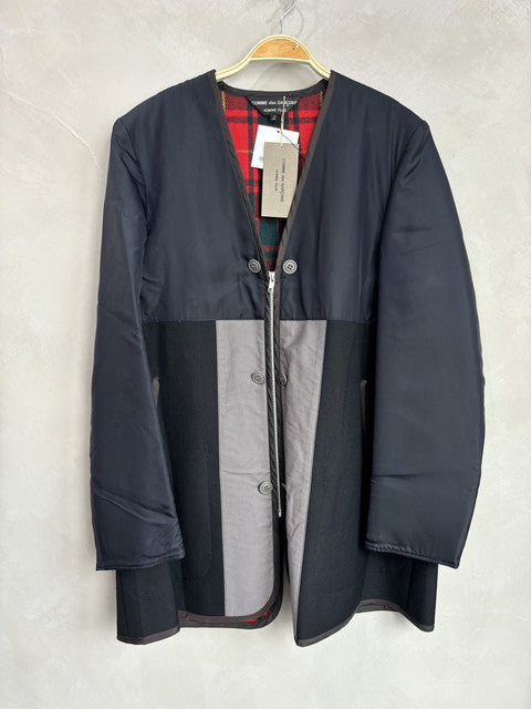 comme des garcon homme plus Black collarless jacket