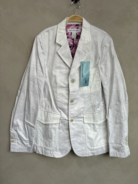 CDG SHIRT Yue Minjun white blazer