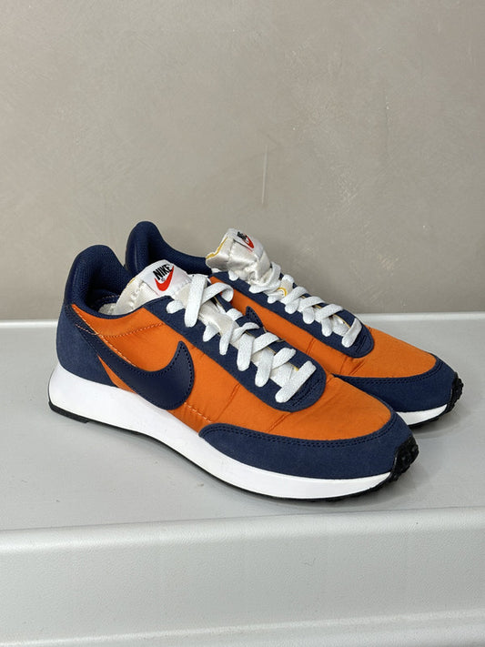 nike navy x organge sneakers