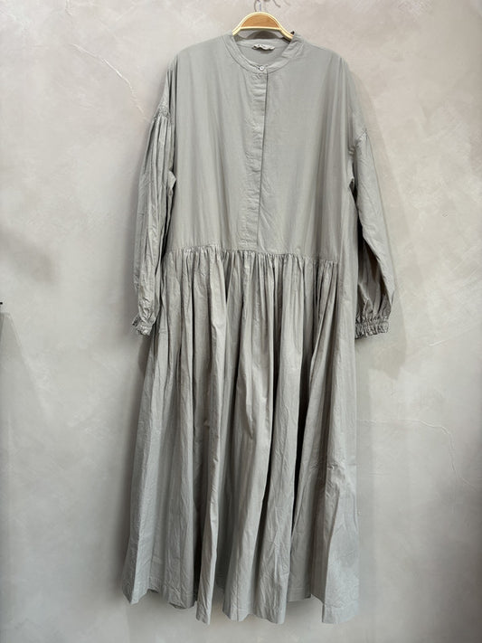 / Sage pleated shirt dress