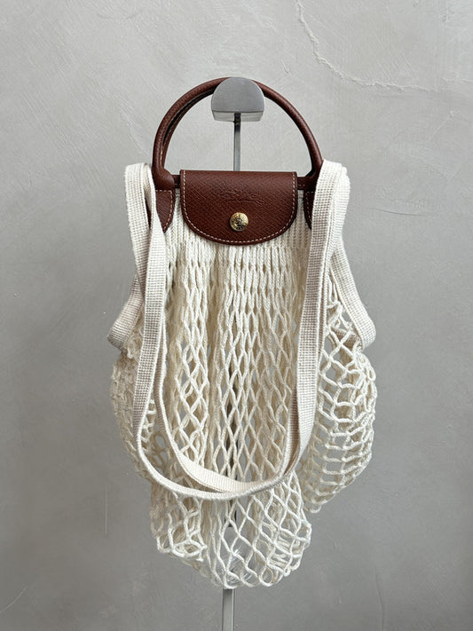 longchamp Le Pliage Filet L Mesh bag
Ecru - Canvas